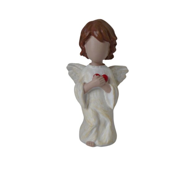 Small Praying Guardian Angel Figurine Sympathy Condolences Gift Care For You - Picture 7 of 9